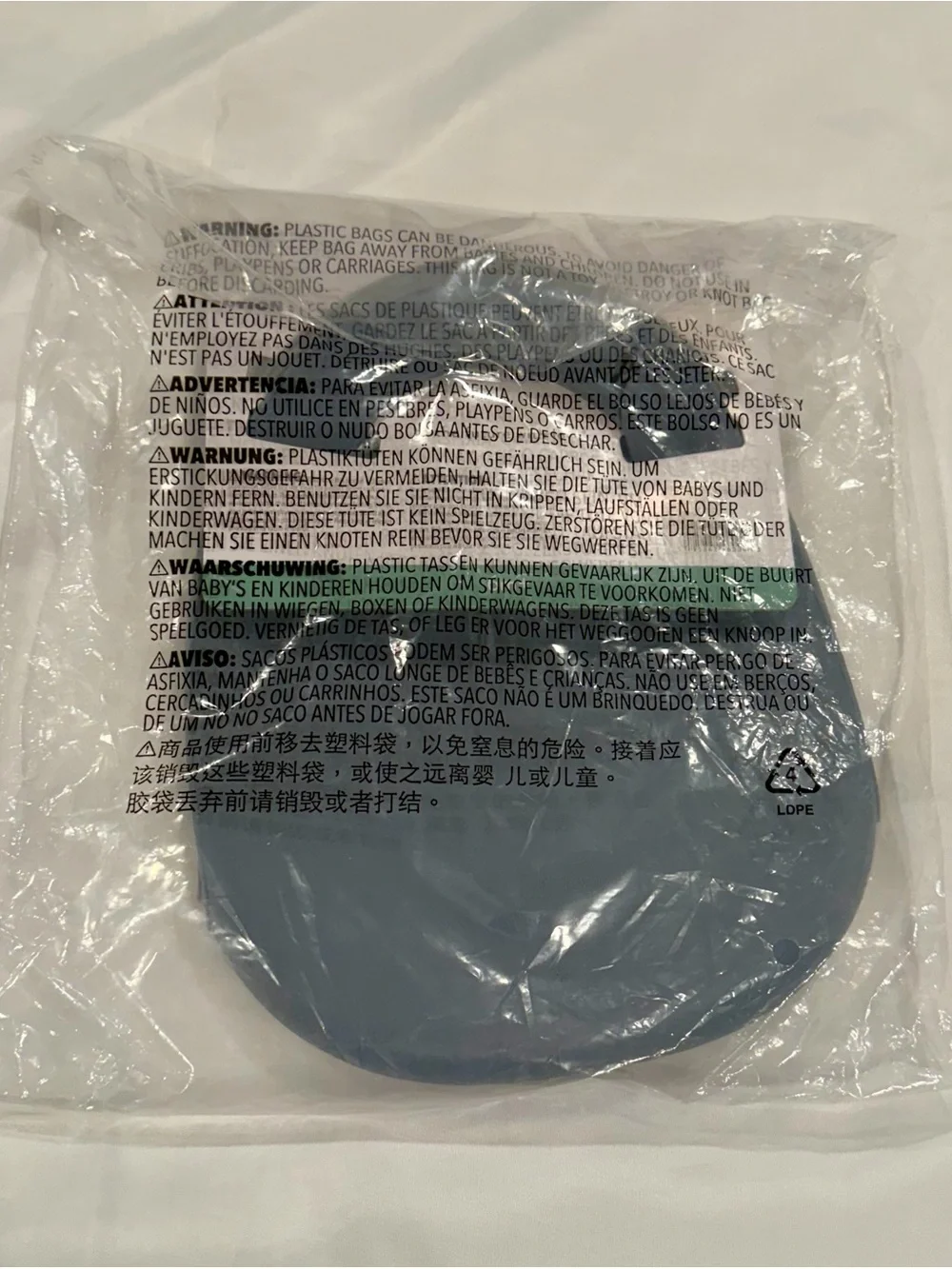 NWT Little Planet Carter's Silicone Baby Bibs (SET of 2: Gray and Blue)